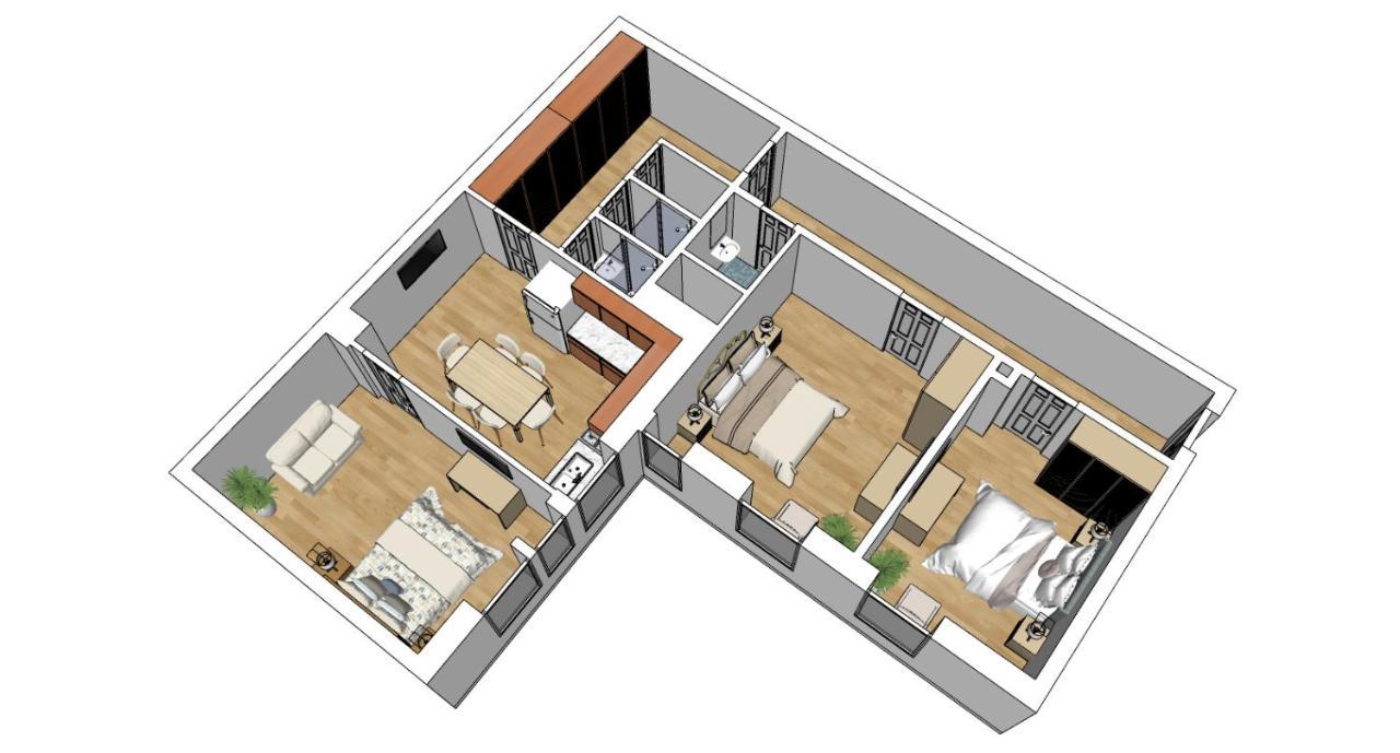 Flatista Homes - Central Station - 3Br München Eksteriør bilde