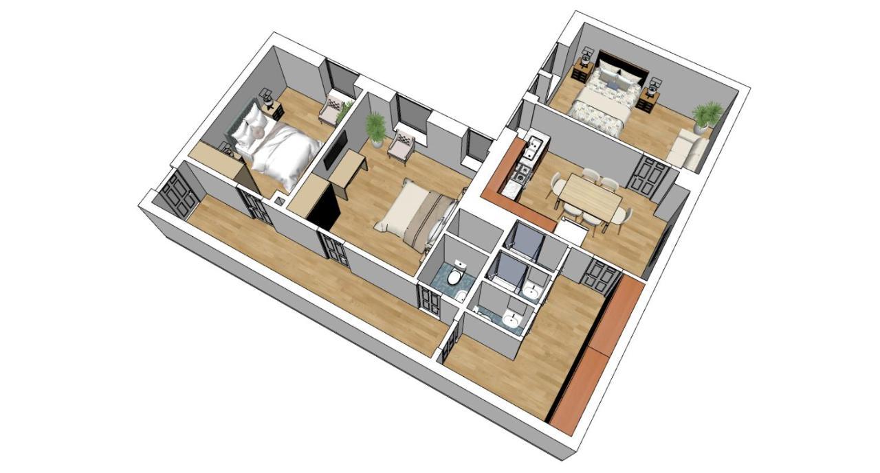 Flatista Homes - Central Station - 3Br München Eksteriør bilde