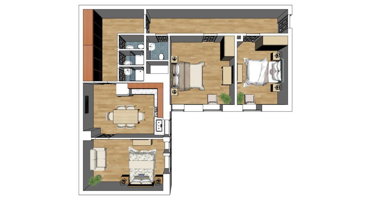 Flatista Homes - Central Station - 3Br München Eksteriør bilde